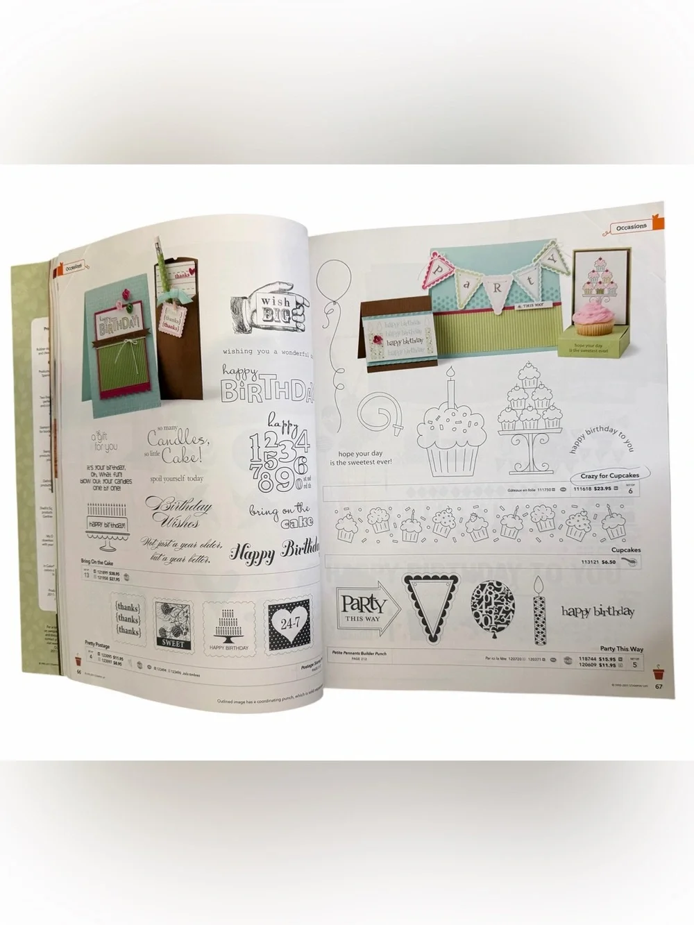 Set of 2 Stampin' Up! Idea Book & Catalogs 2011-2012 & Holiday Editions